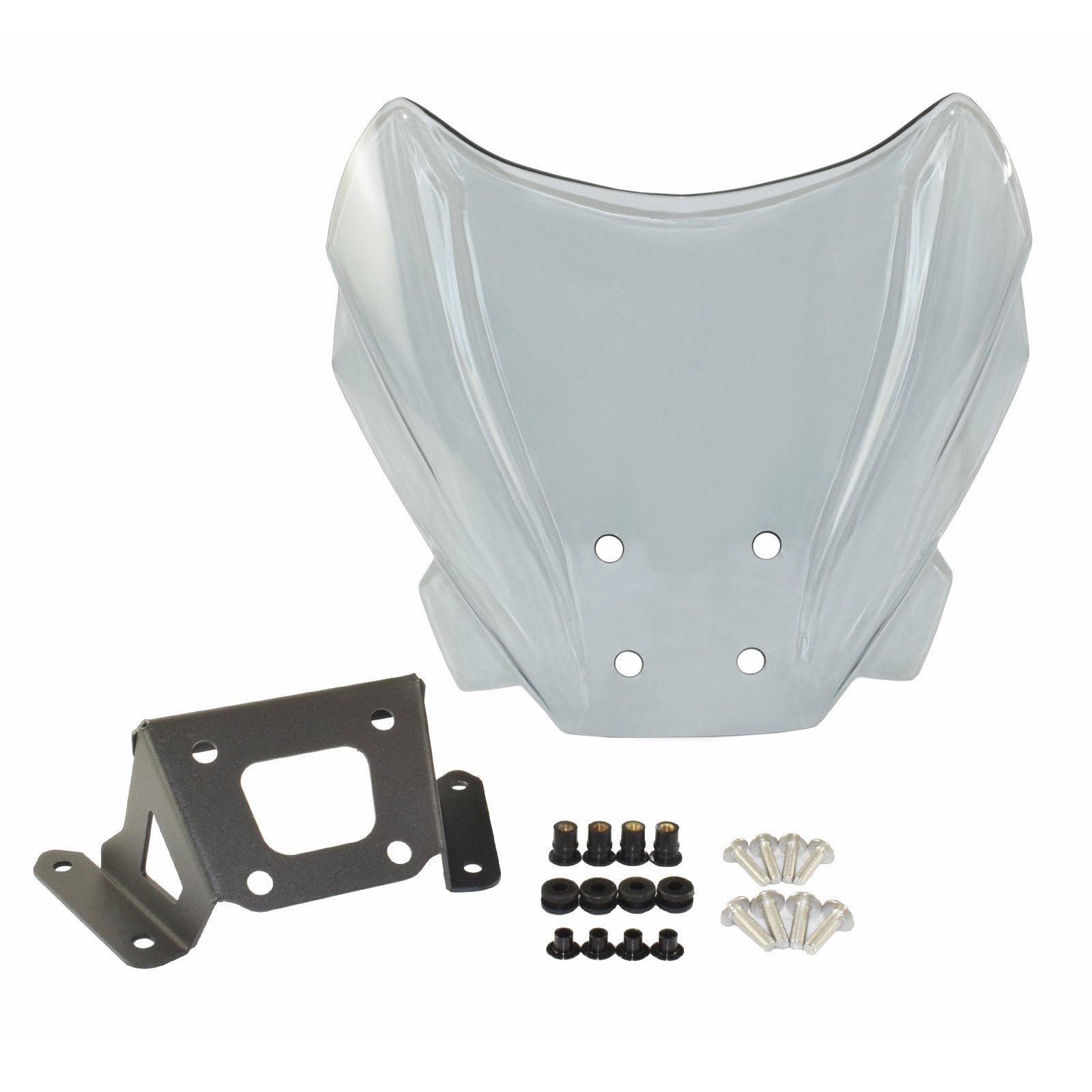Windschild Spoiler Motorrad-Frontscheibe Mit Halterung Für Für MT09 SP RN69 2021–2023(Smoke Grey) von SRQORT