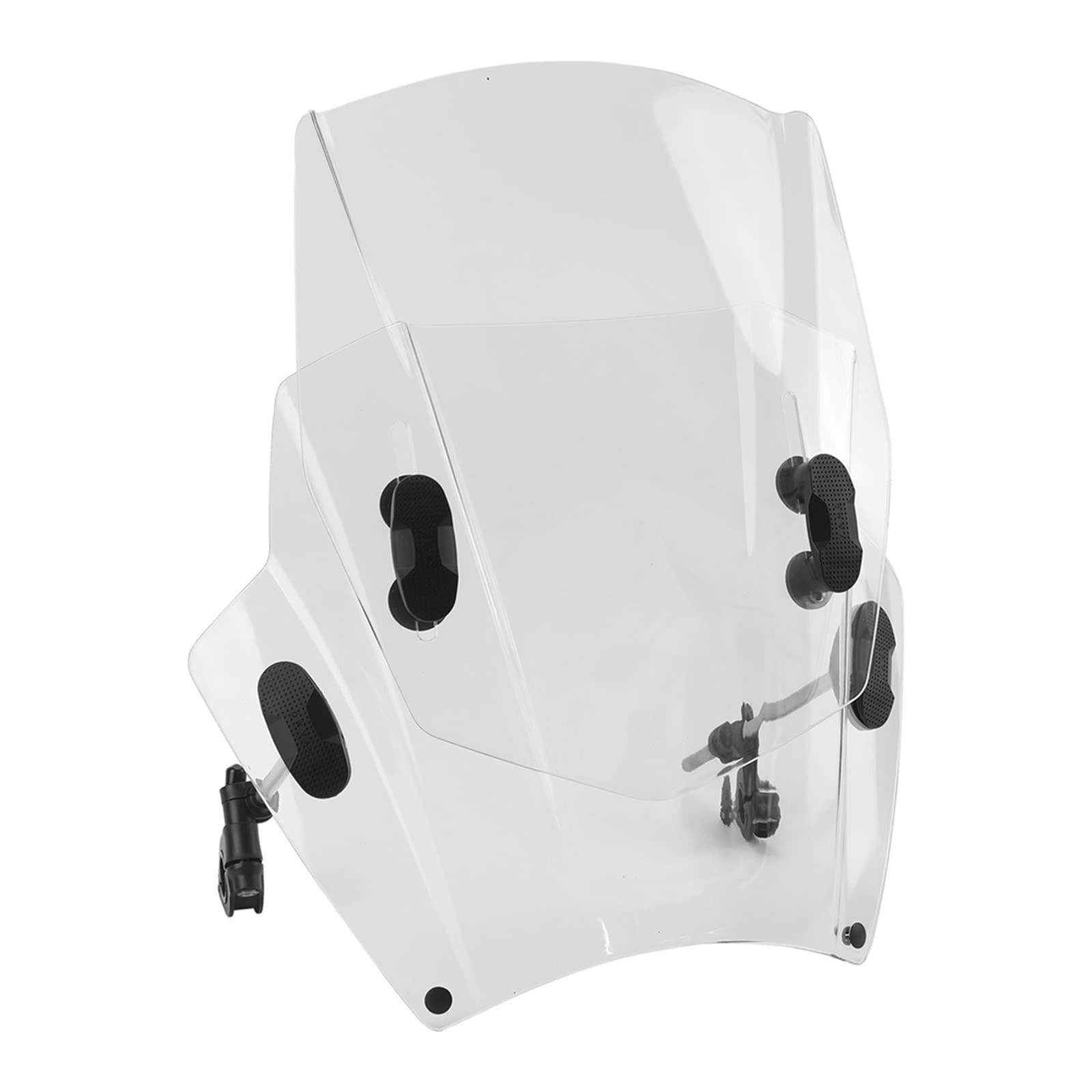 Windschild Spoiler Motorrad Windschutzscheibe Windschutzscheibe Universal Deflektor Einstellbar Für MT09 Für MT07(Clear) von SRQORT