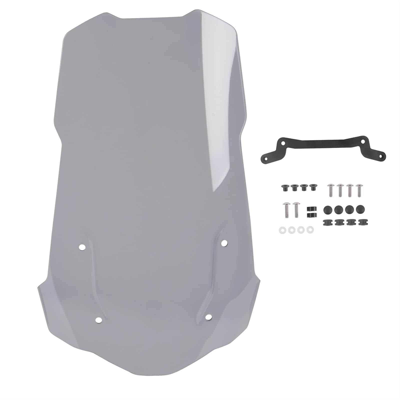 Windschild Spoiler Motorrad-Windschutzscheiben-Luftstromschutz Für Triumph Für Tiger 900 2020–2023(Light Smoke) von SRQORT