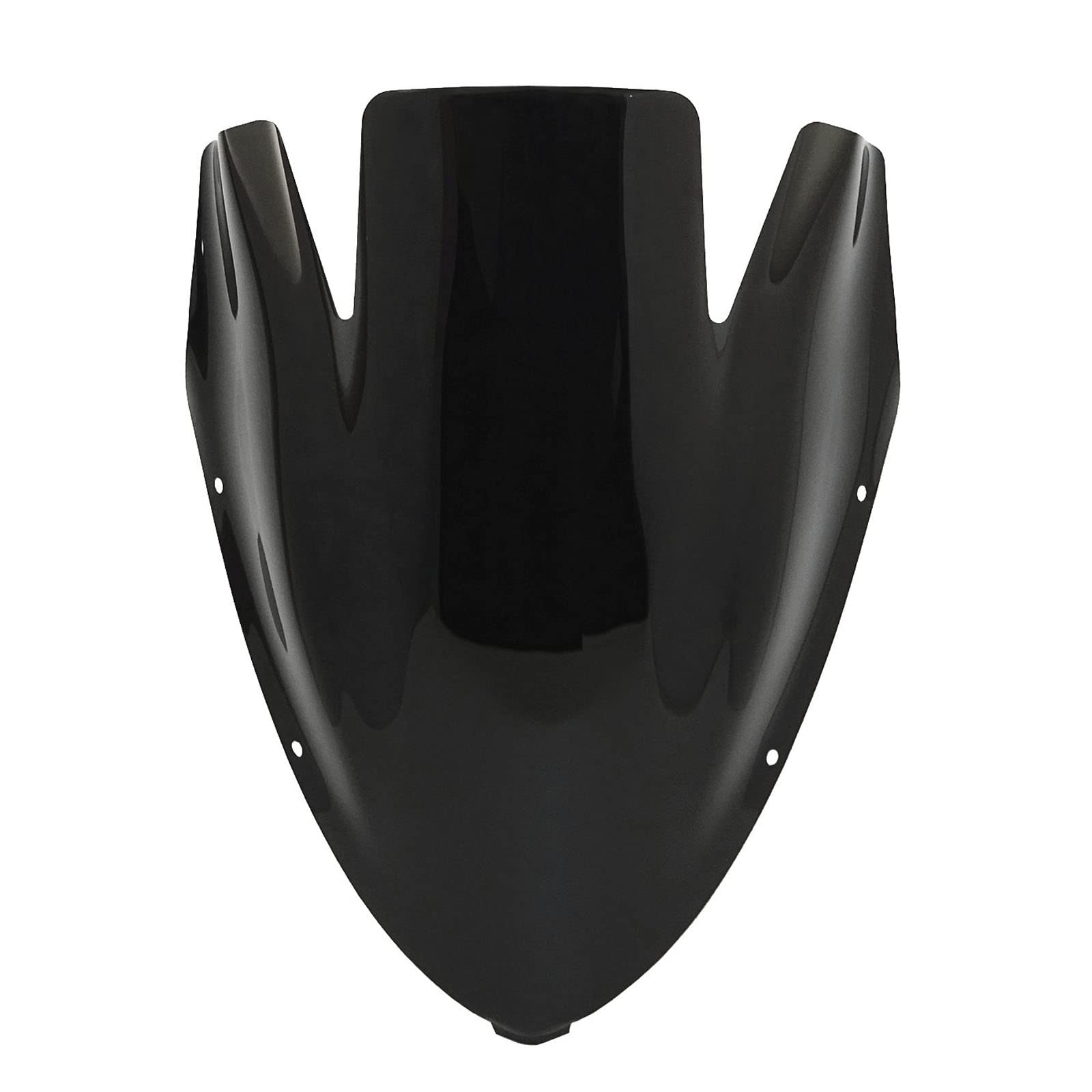 Windschild Spoiler Racing Motorrad Double Bubble Windschutzscheibe Für Kawasaki Für Ninja 650R 2006–2008(Dark Smoke) von SRQORT