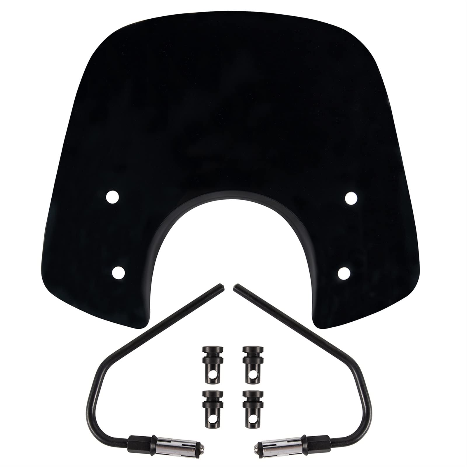 Windschild Spoiler Windschutzscheibe Windabweiser Für Vespa Für Primavera Für 50 125 150 2017–2022(Smoke) von SRQORT