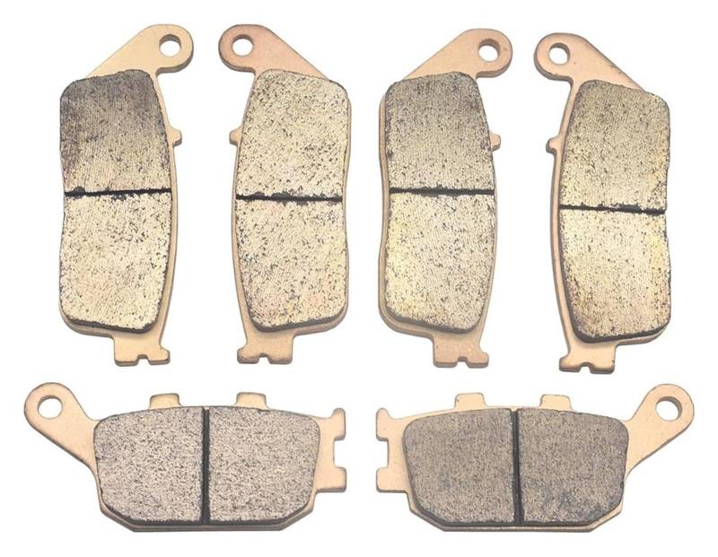 Bremsbeläge Für 599 Für CBR 600 Für CB600F Für Hor&net Für CBF 600 Für CB750 Für CBF1000 Kupfer Sintern Vorne Hinten Bremsbeläge Bremsbelagsatz(3 Pair 1 Sets) von SRVSQTPTVK