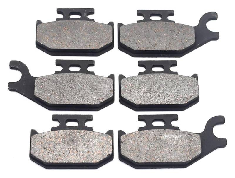 Bremsbeläge Für Bombardier Für Traxter 2001 Für DS 650 2000-2006 Motorrad Vorne Und Hinten Bremsbeläge Set Motorrad Teile Bremsbeläge Bremsbelagsatz(3 Pair 1 stes) von SRVSQTPTVK