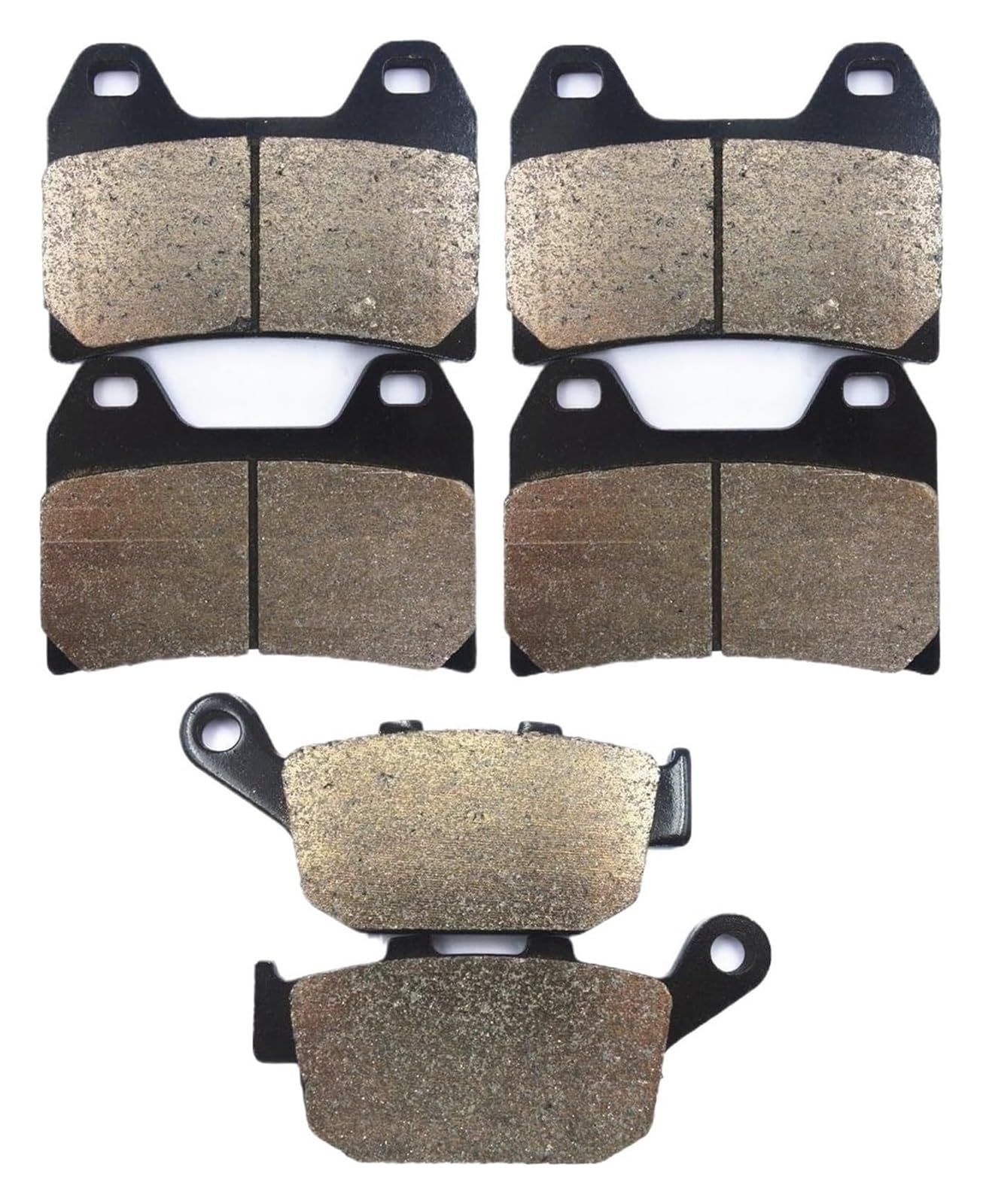 Bremsbeläge Für CB 400 F3V Für Superfour 1997 Für CB400 Onroad Vorne Links Rechts Hinten Motorrad Bremsbeläge Scheibenbremsbeläge Set Bremsbelagsatz(Copper Set) von SRVSQTPTVK
