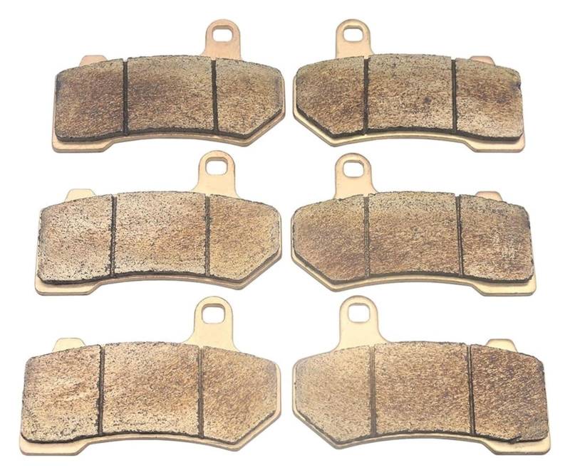 Bremsbeläge Für FLHR Für FLHTC Für FLTRXS Für FLTRU Für FLHX Für FLHTK Für FLHTKL Kupfer Sintern Bremsbeläge Motorrad Teile Bremsbeläge Bremsbelagsatz(3 Pair 1 Sets) von SRVSQTPTVK