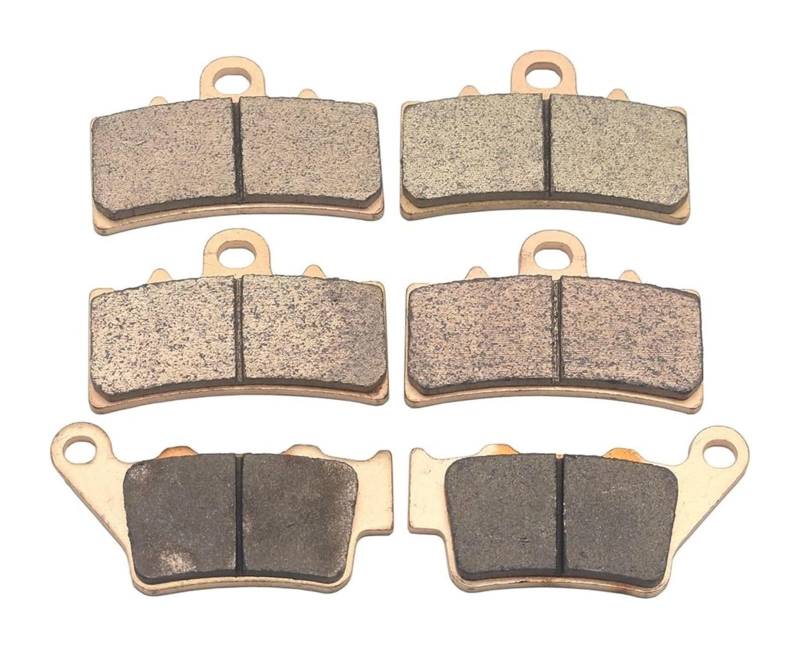 Bremsbeläge Für G 310 R GS Für Edition 40 Für C 400 X GT 2017-2021 Kupfer Sintern Vorne Hinten Bremsbeläge Motorrad Teile Bremsbeläge Bremsbelagsatz(3 Pair 1 Sets) von SRVSQTPTVK