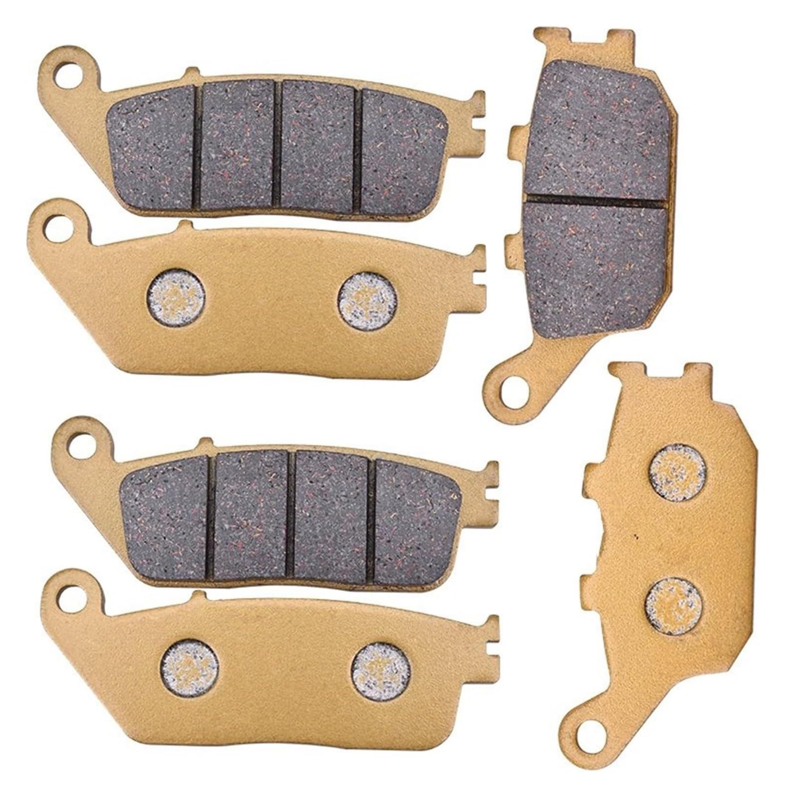 Bremsbeläge Für Kawa&saki Für KLE 650 Motorrad Vorne Und Hinten Keramik Bremsbeläge Motorrad Bremsbeläge Bremsbelagsatz(2 Front and 1 Rear) von SRVSQTPTVK