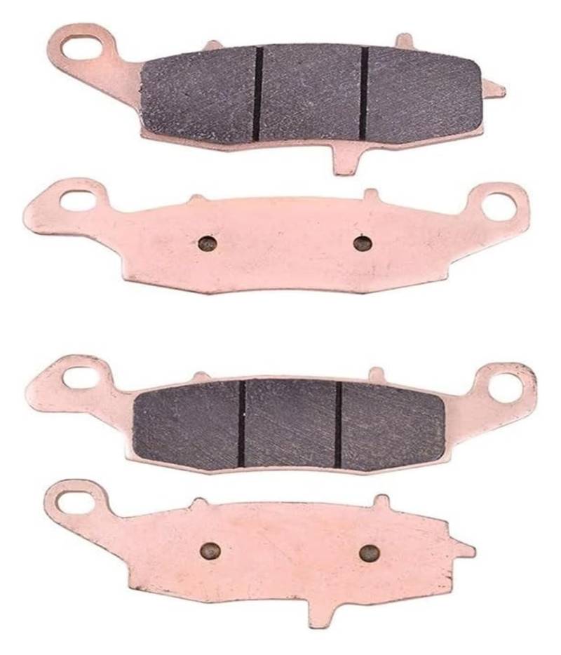 Bremsbeläge Für Kawa&saki Für VN900 Für Vulcan Für Classic 2006-2020 Motorradbremsbeläge Für Bremsbeläge Vorne Hinten Bremsbelagsatz(1set Copper Based) von SRVSQTPTVK