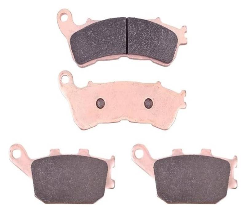Bremsbeläge Für NC700X Für NC 700S Für Auto Für Getriebe Für Integra Für Roller Für VT1300 Für Chopper Motorradbremsbeläge Für Bremsbeläge Vorne Hinten Bremsbelagsatz(1set Copper Based) von SRVSQTPTVK