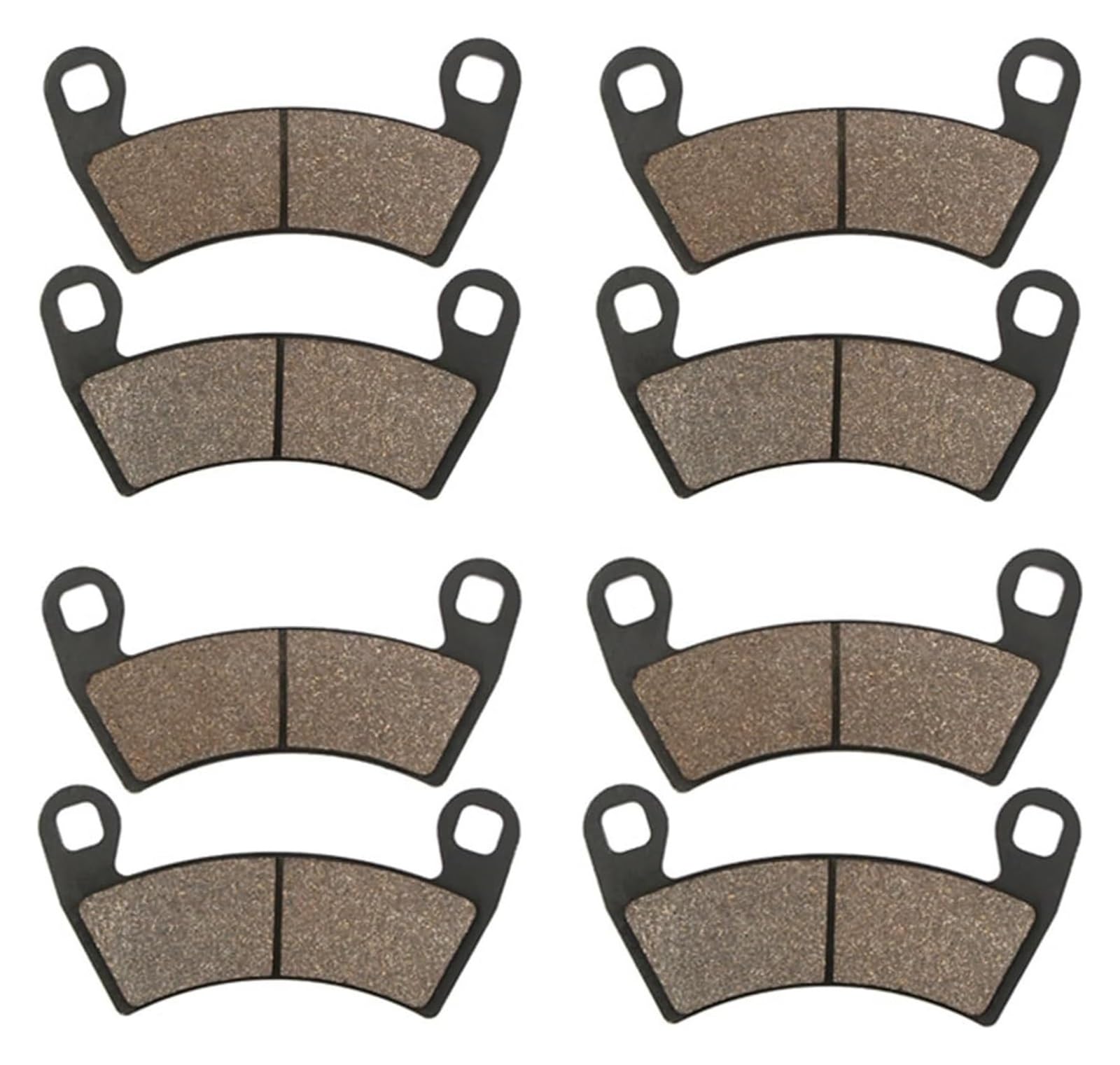 Bremsbeläge Für Polaris Für RZR S 900 1000 Für EPS 800 700 Für Ranger Crew 4x4 1/2/3/4 Pairs Motorrad ATV UTV Bremsbeläge Vorne Hinten Kits Bremsbelagsatz(4 Pairs.) von SRVSQTPTVK