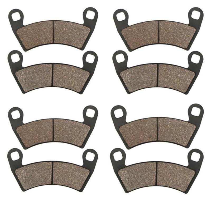 Bremsbeläge Für Polaris Für RZR S 900 1000 Für EPS 800 700 Für Ranger Crew 4x4 1/2/3/4 Pairs Motorrad ATV UTV Bremsbeläge Vorne Hinten Kits Bremsbelagsatz(4 Pairs.) von SRVSQTPTVK