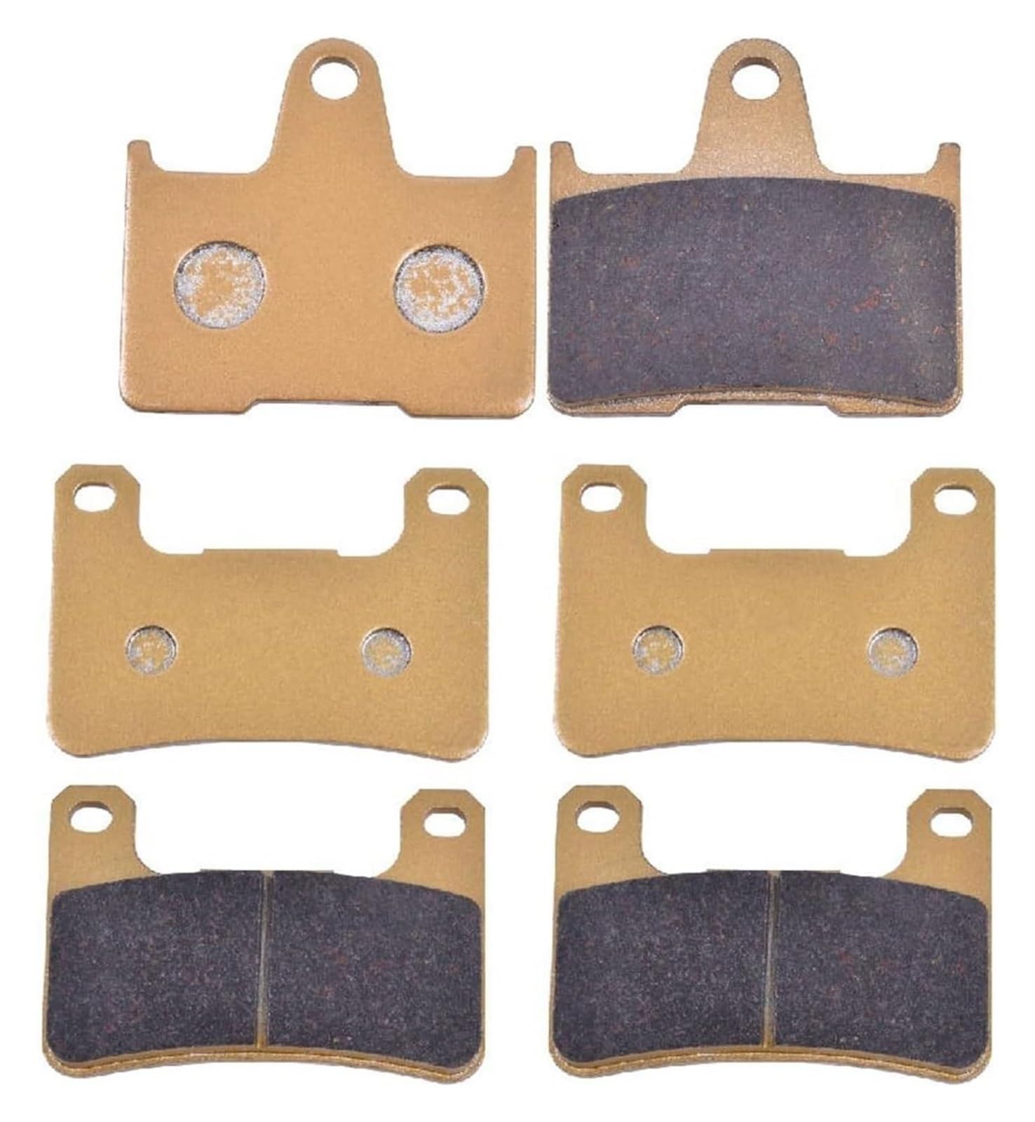 Bremsbeläge Für Suz&uki Für GSX-R 600 Für GSX-R 750 2004-2010 Für GSX-R 1000 2004-2011 600CC Vorne Hinten Bremsbeläge Set Motorrad Teile Bremsbeläge Bremsbelagsatz(1set Ceramic) von SRVSQTPTVK