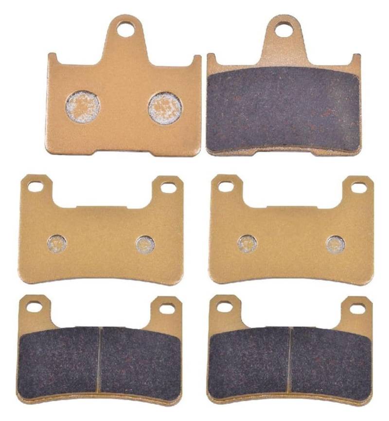 Bremsbeläge Für Suz&uki Für GSX-R 600 Für GSX-R 750 2004-2010 Für GSX-R 1000 2004-2011 600CC Vorne Hinten Bremsbeläge Set Motorrad Teile Bremsbeläge Bremsbelagsatz(1set Ceramic) von SRVSQTPTVK