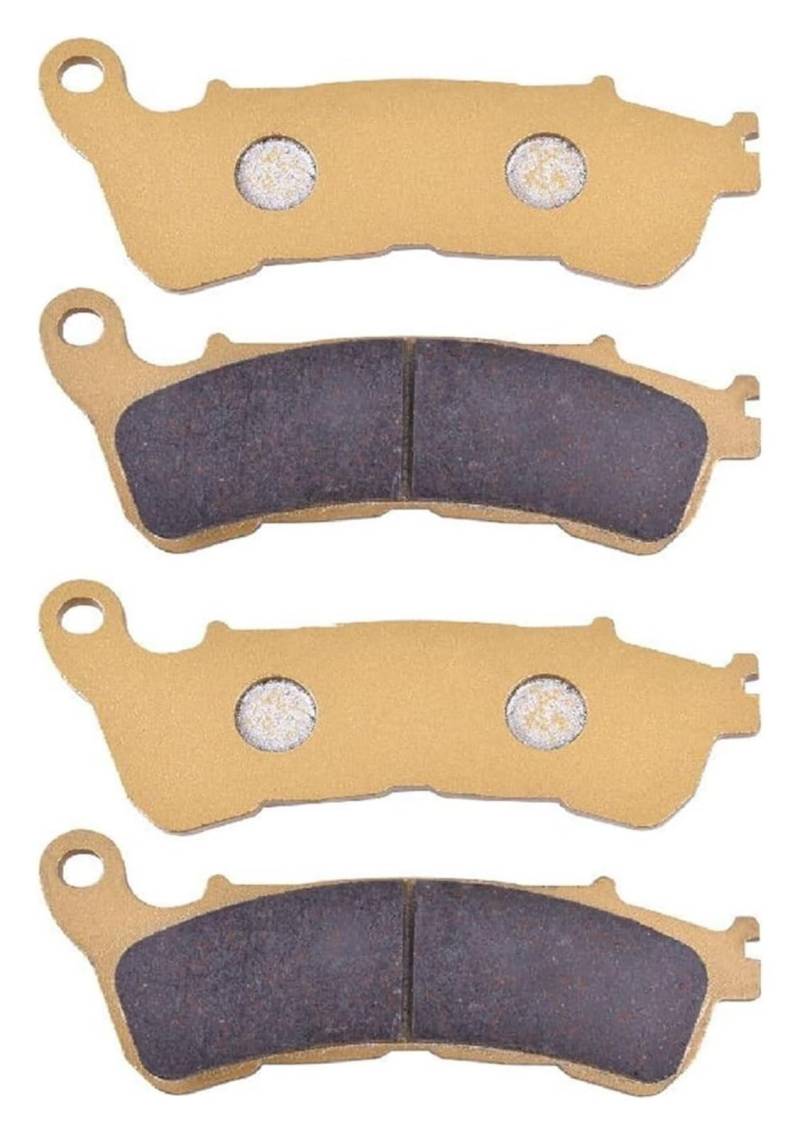 Bremsbeläge Für VFR800 2006-2009 Für NT700 2006-2013 Für XL1000 Für Varadero ABS 2004-2011 Motorradteile Vorne Und Hinten Bremsbeläge Bremsbelagsatz(2 Pairs Front) von SRVSQTPTVK