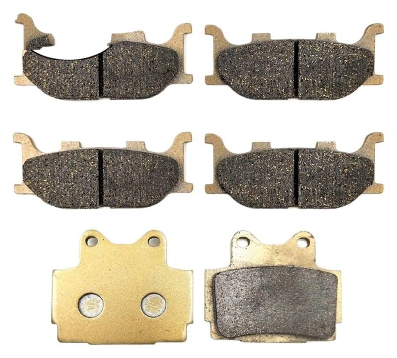 Bremsbeläge Für XJR 400 1993-1996 Für XJ600S Für XJ600N Für Diversion 1998-2003 Motorradbremsbeläge Motorrad Vorne Hinten Bremsbeläge Bremsbelagsatz(3 Pair 1 Sets) von SRVSQTPTVK