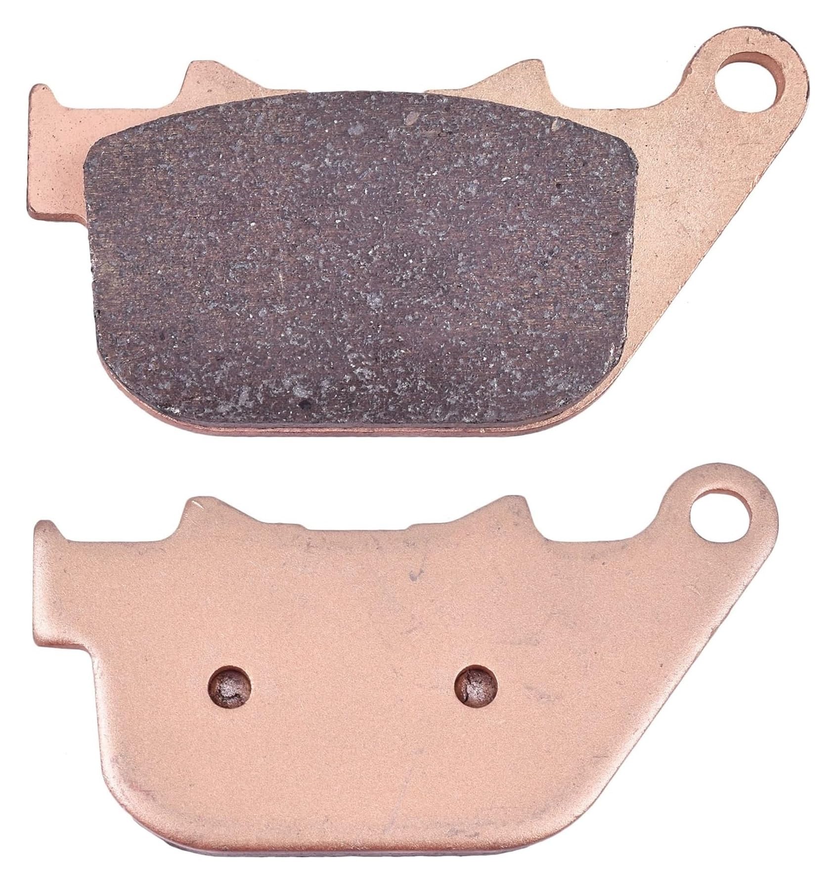 Bremsbeläge Für XL50 Für XL883 Für XL1200 2004-2013 Vordere Und Hintere Bremsbeläge Set Motorrad Vordere Und Hintere Bremsbeläge Teile Bremsbeläge Bremsbelagsatz(Rear Copper) von SRVSQTPTVK