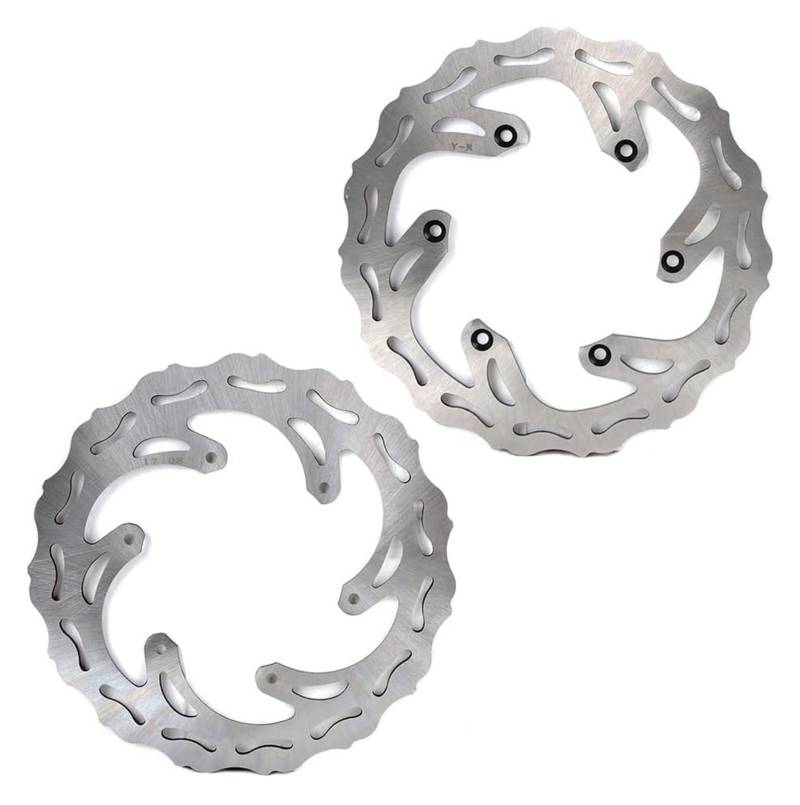 Bremsbeläge Für YZ125 250 Für YZ250F 450F Für YZ250FX Für WR250F 450F 125 250 2001-2015 Motorrad Bremsbeläge Hinten Vorne Bremsscheibe Rotor Bremsbelagsatz(Kit) von SRVSQTPTVK