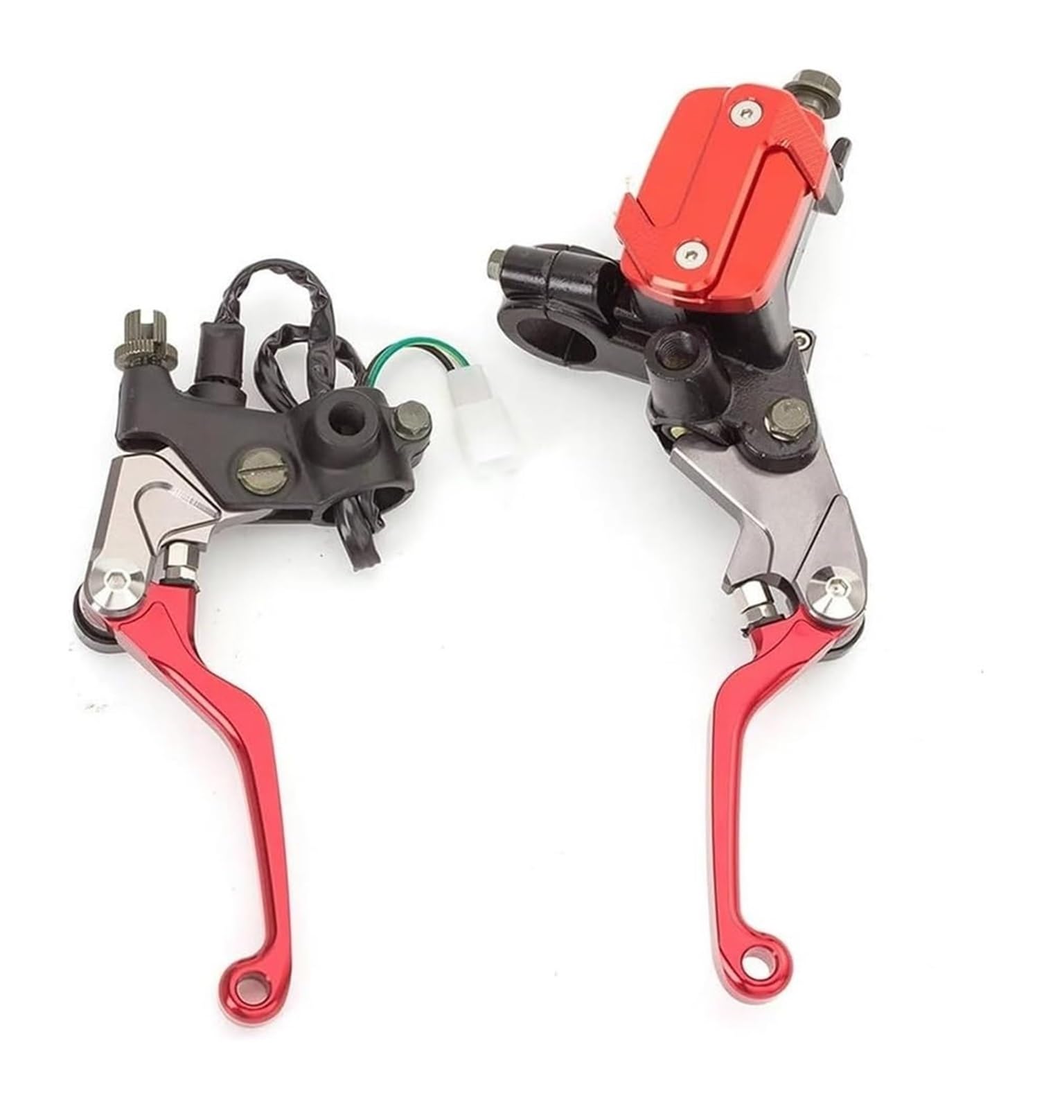 Kupplungsbremsgriff Für CRF250L CRF300L CRF125F CRF250F 2022 2023 CNC Hauptzylinder Hydraulische Bremse Kupplungshebel Brems Kupplungshebel(rot) von SRVSQTPTVK