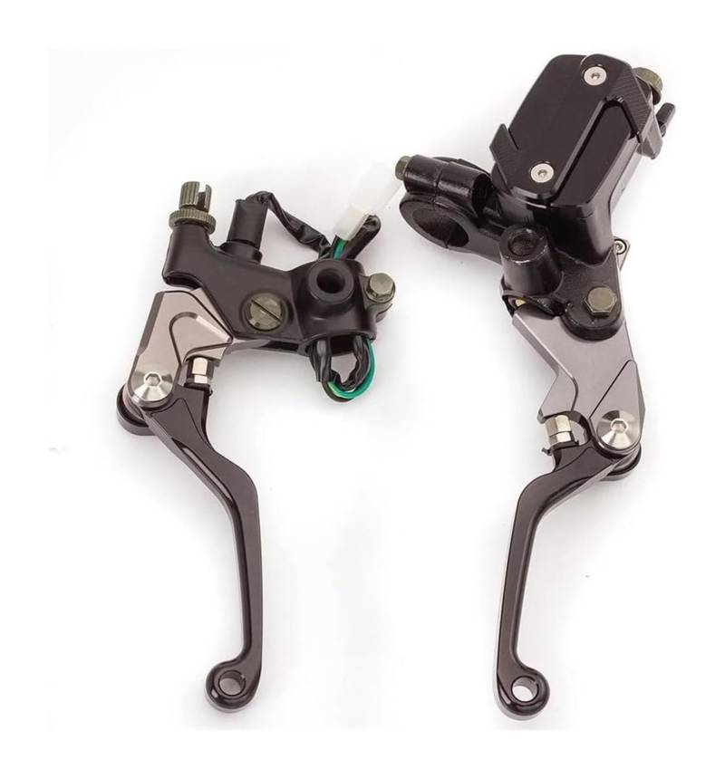 Kupplungsbremsgriff Für CRF250L CRF300L CRF125F CRF250F 2022 2023 CNC Hauptzylinder Hydraulische Bremskupplungshebel Motorradbremskupplungshebel Brems Kupplungshebel(Schwarz) von SRVSQTPTVK