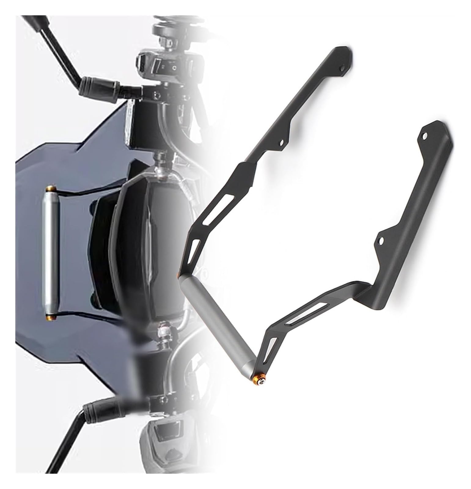 Motorrad Navigationshalterung GPS Für A&prilia Sr Gt200 SR GT200 GT 200 2022 2023 12mm/22mm GPS Motorrad Zubehör Navigation Halterung Drahtlose Lade Unterstützung(22MM) von SRVSQTPTVK