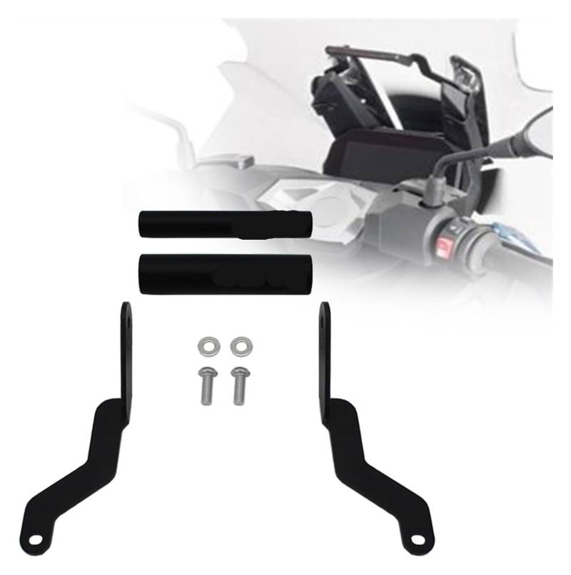 Motorrad Navigationshalterung GPS Für B&MW C400X C 400 X 400X C400 2019 GPS-Smartphone-Navigationshalterung Adapter Montagehalter Unterstützung(12-22mm) von SRVSQTPTVK