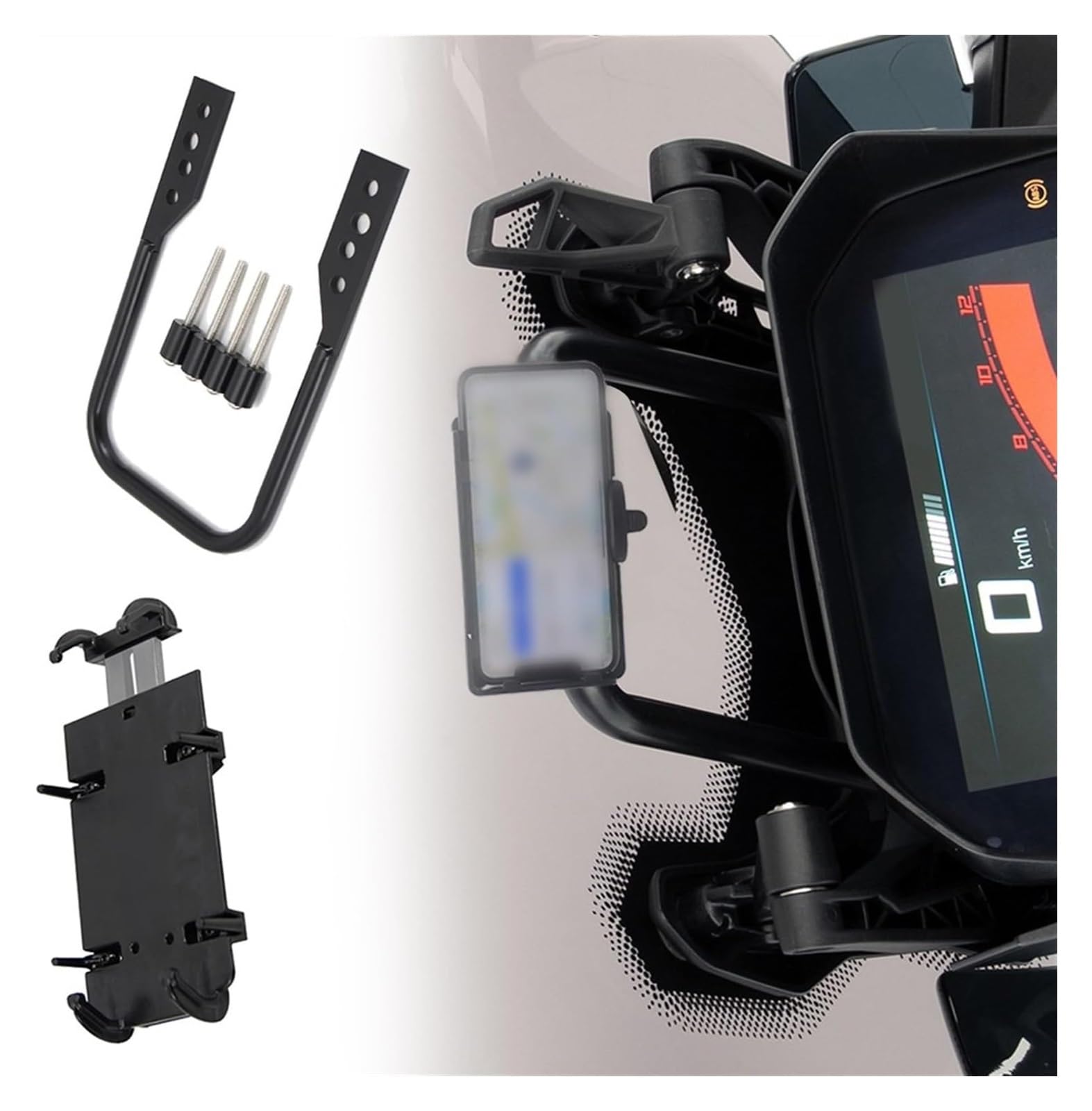 Motorrad Navigationshalterung GPS Für B&MW F900XR F 900 XR F900 XR Motorrad Navigation Halterung Halter GPS Halterung Telefon Ständer Zubehör(A) von SRVSQTPTVK