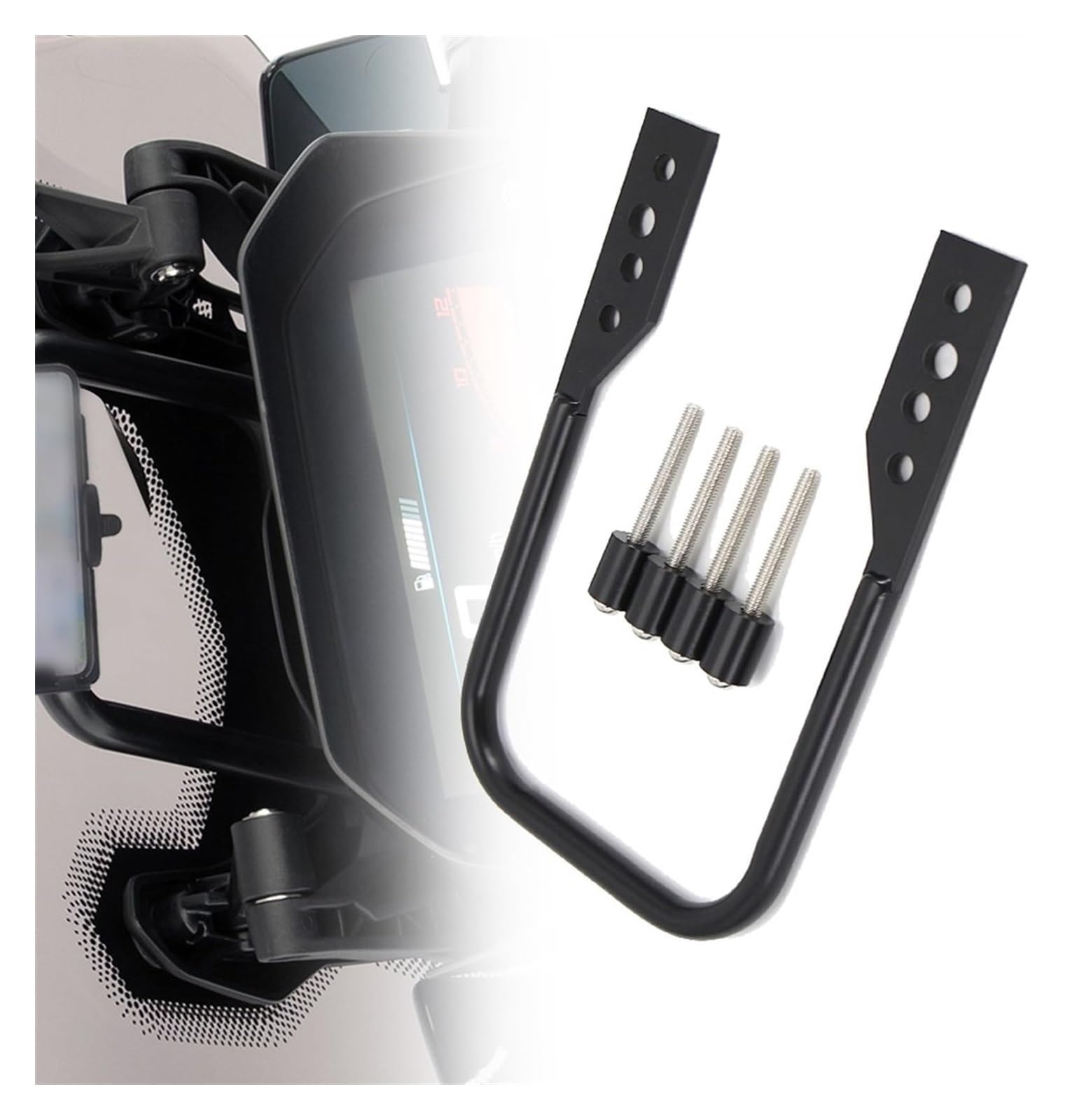 Motorrad Navigationshalterung GPS Für B&MW F900XR F 900 XR F900 XR Motorrad Navigation Halterung Halter GPS Halterung Telefon Ständer Zubehör(B) von SRVSQTPTVK