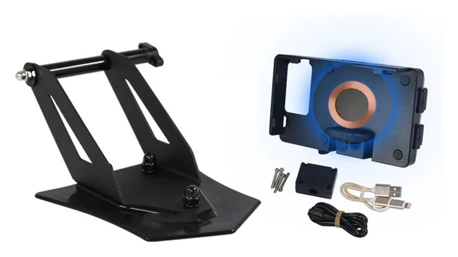 Motorrad Navigationshalterung GPS Für B&MW R 1250 RT R1250RT 2021-2023 Motorrad Navigation Halterung GPS Halterung Gerät Träger Anzupassen Halter Telefon Halterung(Wireless Charging) von SRVSQTPTVK