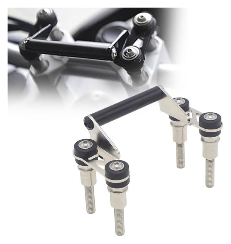 Motorrad Navigationshalterung GPS Für B&MW R1200R 2011 2012 2013 R 1200 R 12mm Lenker Handy-Navigationshalterung USB-Telefon-Lade(A) von SRVSQTPTVK