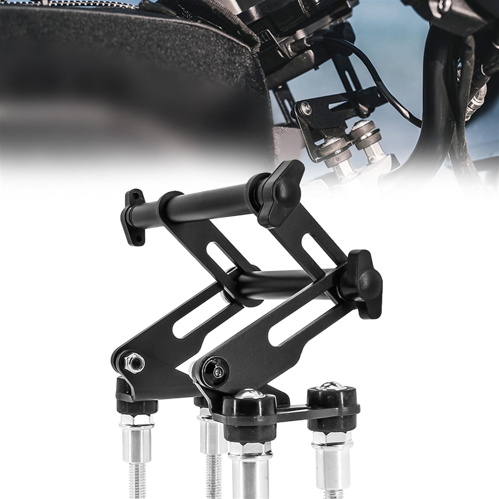 Motorrad Navigationshalterung GPS Für B&MW R1200R LC R 1200 R Einstellbare Extend Lenker Handy Navigation Halterung USB Telefon Chargi(12mm Set C) von SRVSQTPTVK