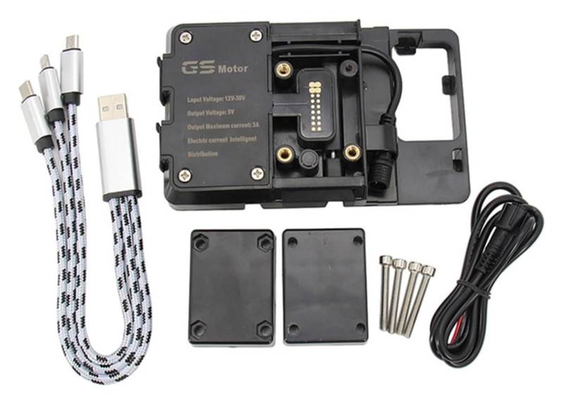 Motorrad Navigationshalterung GPS Für B&MW R1250RS R 1250 RS GPS Halterung Telefon Navigation Halterung USB Ladegerät Halter Stehen(C) von SRVSQTPTVK