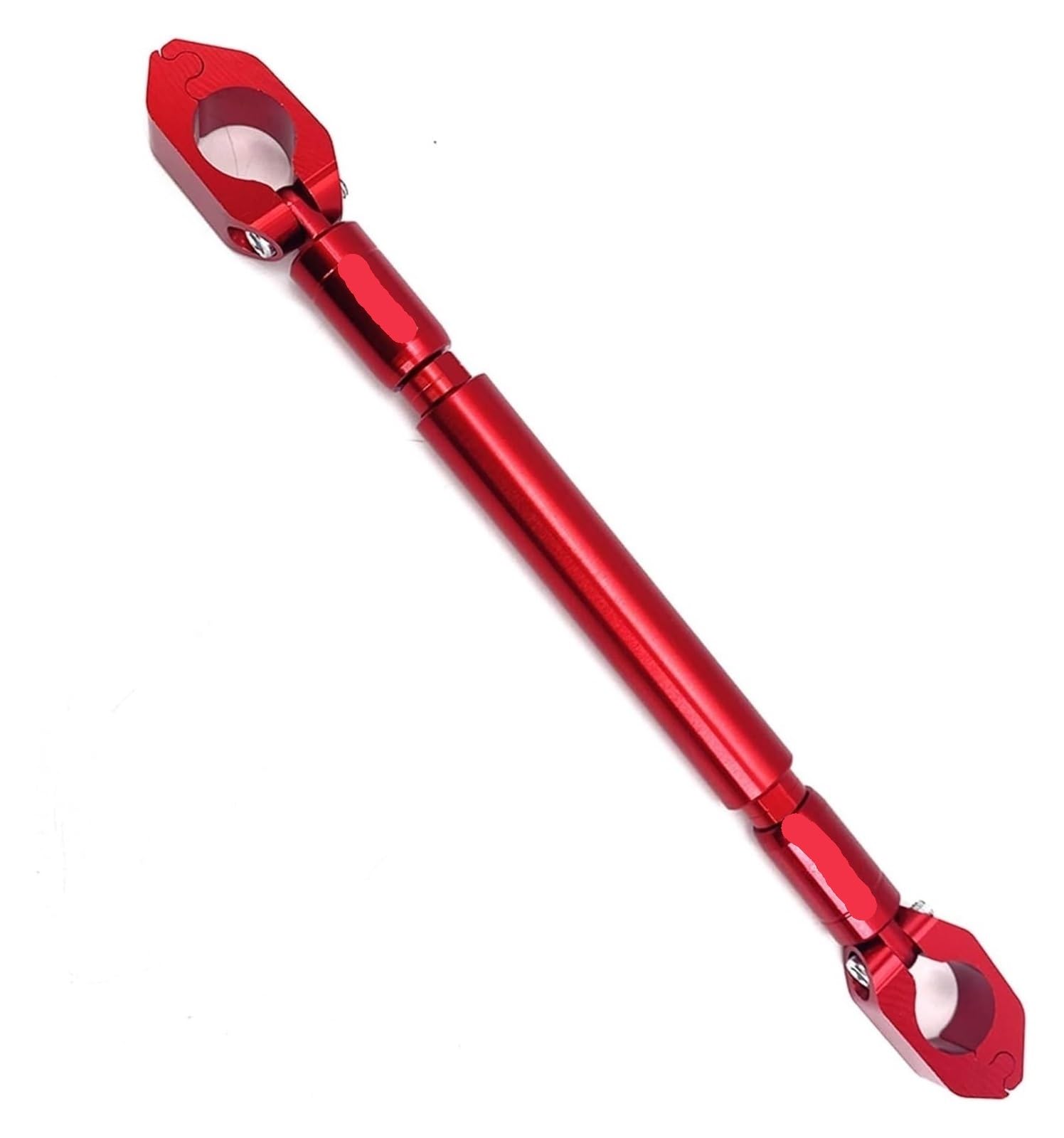 Motorrad Navigationshalterung GPS Für CT125 Für HunterCub Motorrad Modifizierte Verlängerungsstange Lenker Handy-Navigation Feste Halterung Wasserhahn Balance Bar(rot) von SRVSQTPTVK