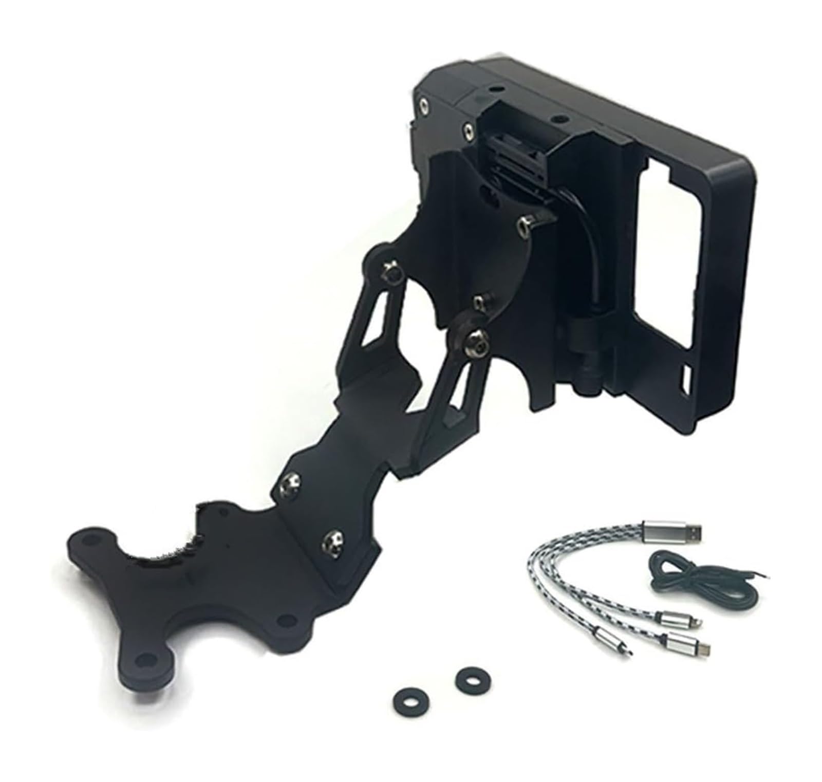 Motorrad Navigationshalterung GPS Für D&UCATI Für Dia&vel 1260 S 2019 2020 2021 2022 Vorne Telefon Ständer Halter Smartphone Telefon GPS Navigation Halterung(-03-1 Set) von SRVSQTPTVK