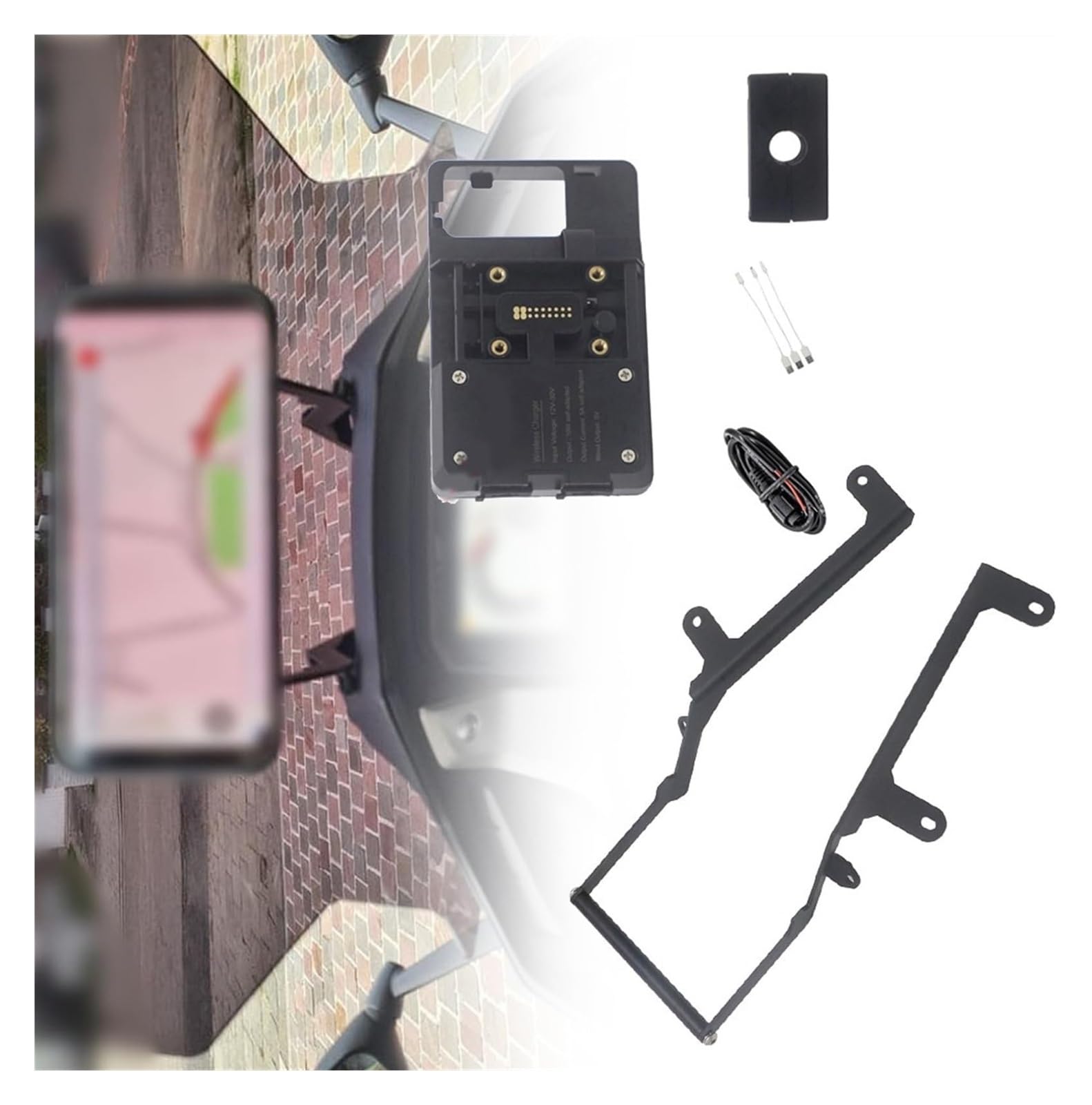 Motorrad Navigationshalterung GPS Für FO&RZA 750 NSS750 NSS 750 2021 Handy GPS Halterung Drahtlose Lade Navigation Platte Halterung Stand Bord Motorrad Navigationshalterung GPS Für FO&RZA 750 NSS750 NSS 750 2021 Handy GPS Halterung Drahtlose Lade Navigation Platte Halterung Stand Bord von SRVSQTPTVK