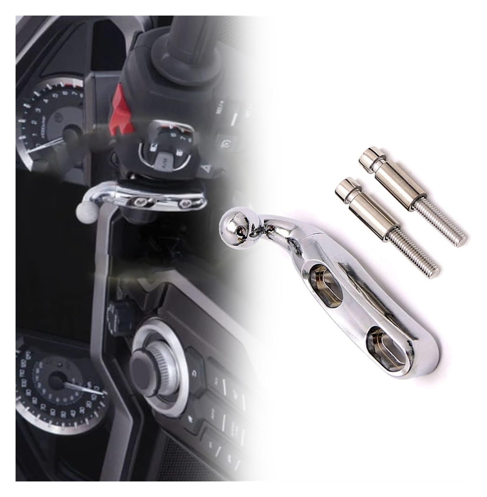 Motorrad Navigationshalterung GPS Für H&Arley Für Davidson XL 1200V Für Seventy-Two 2012-2016 Drahtlose Schnelle Lade GPS Telefon Halter Navigation Halterung(B) von SRVSQTPTVK