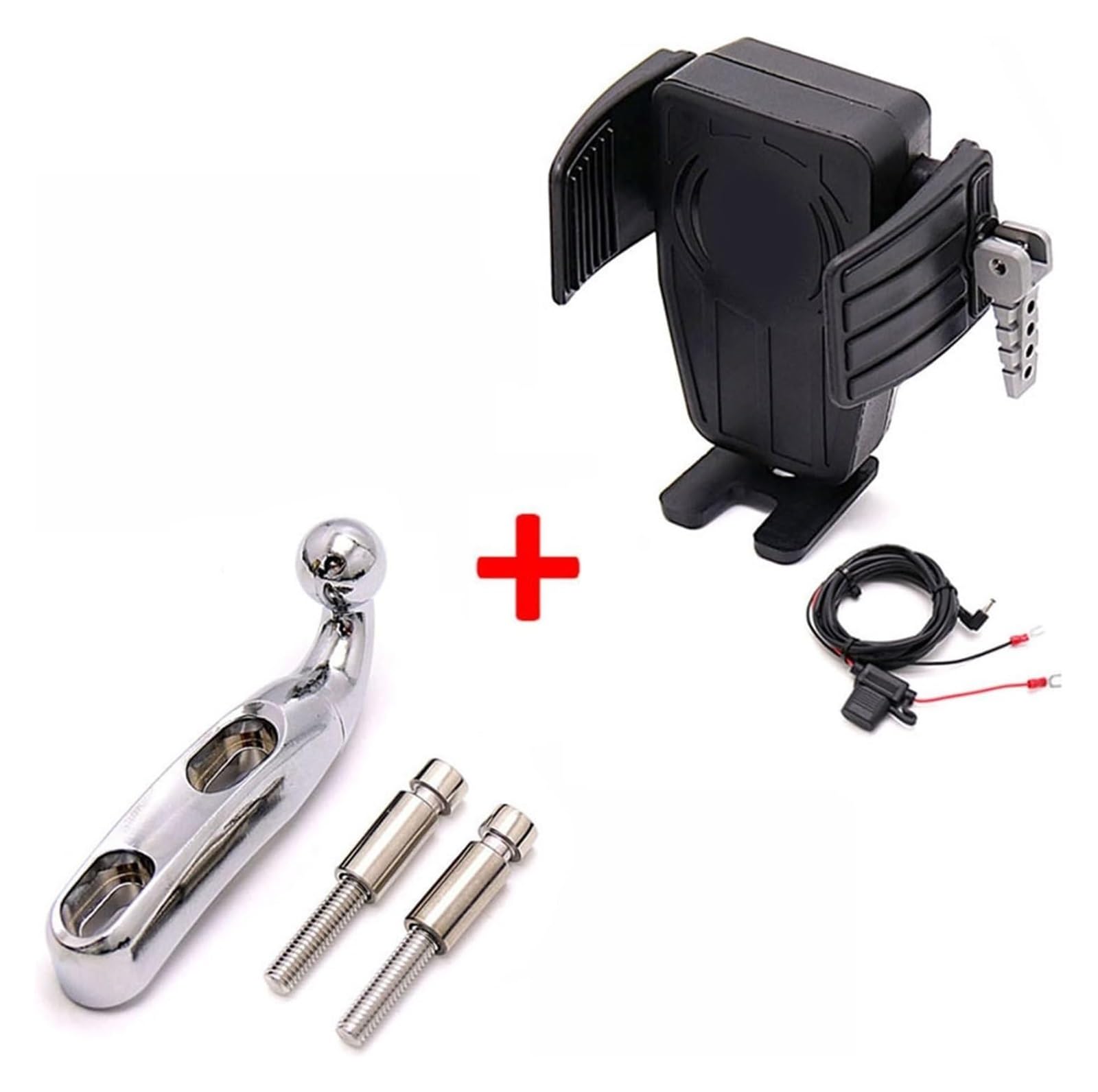 Motorrad Navigationshalterung GPS Für H&Arley Für Davidson XL 1200X Für Forty-Eight 2010-2016 Drahtlose Schnelle Lade GPS Telefon Halter Navigation Halterung(A+B) von SRVSQTPTVK