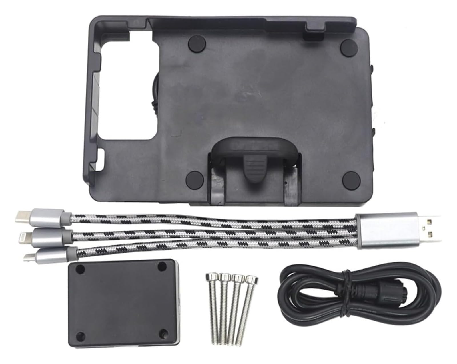 Motorrad Navigationshalterung GPS Für K&YMCO AK550 AK 550 Ak550 Ak 550 Ak550 Telefon Halter Stehen GPS Halterung Navigation Halterung(USB Charging) von SRVSQTPTVK
