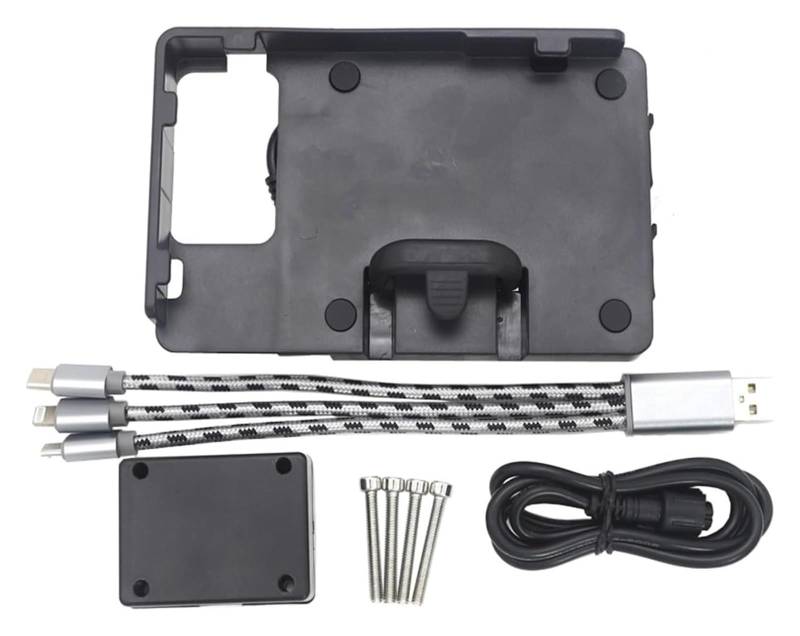 Motorrad Navigationshalterung GPS Für K&YMCO AK550 AK 550 Ak550 Ak 550 Ak550 Telefon Halter Stehen GPS Halterung Navigation Halterung(USB Charging) von SRVSQTPTVK