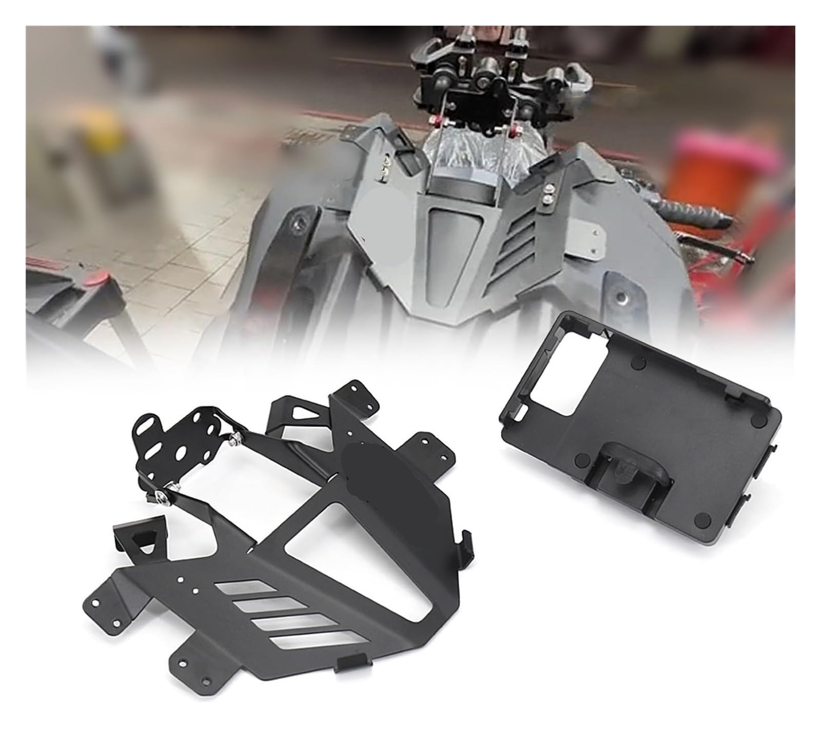 Motorrad Navigationshalterung GPS Für K&YMCO AK550 AK 550 Ak550 Ak 550 Ak550 Telefon Halter Stehen GPS Halterung Navigation Halterung(USB - kit) von SRVSQTPTVK