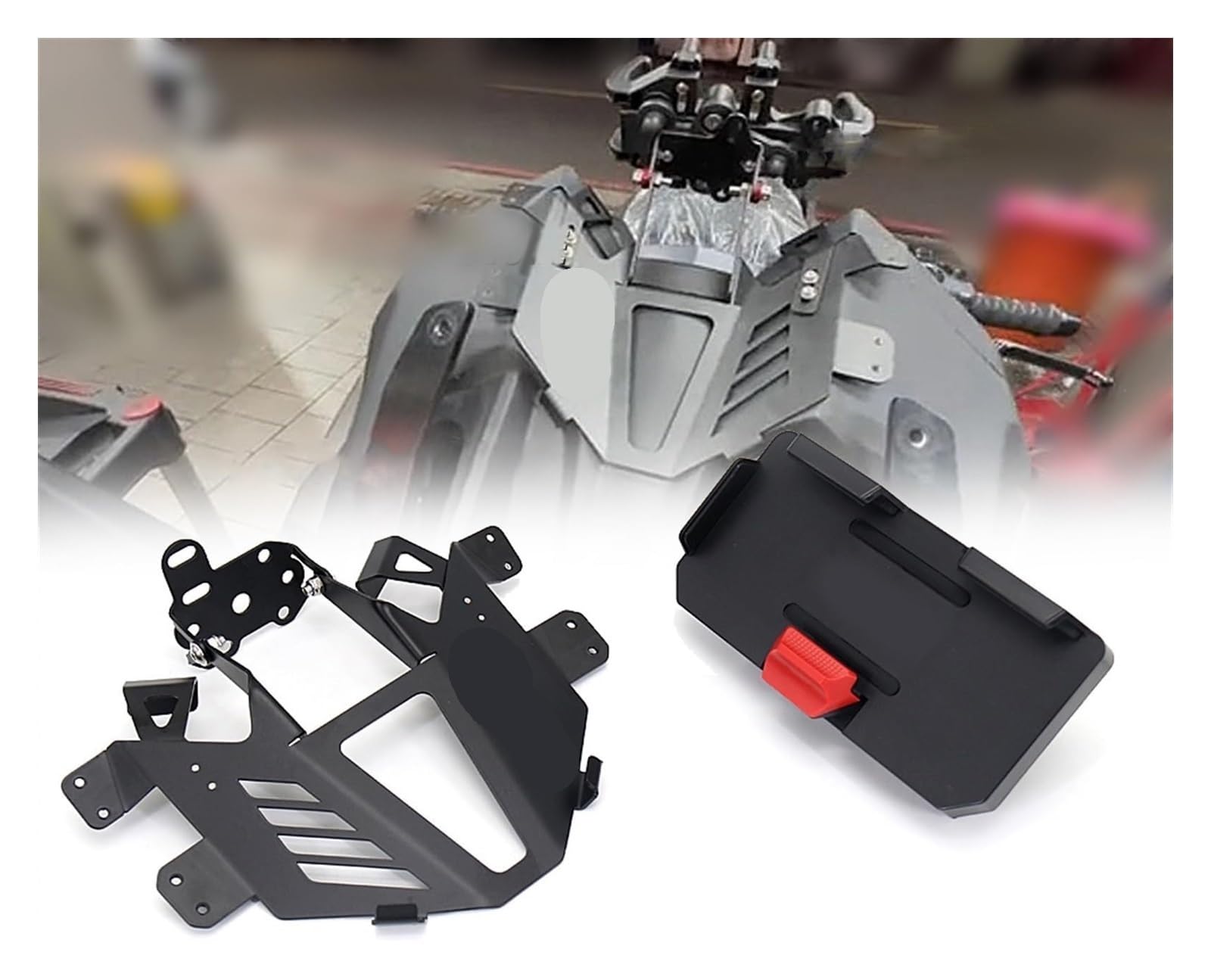 Motorrad Navigationshalterung GPS Für K&YMCO AK550 AK 550 Ak550 Ak 550 Ak550 Telefon Halter Stehen GPS Halterung Navigation Halterung(Wireless - kit) von SRVSQTPTVK