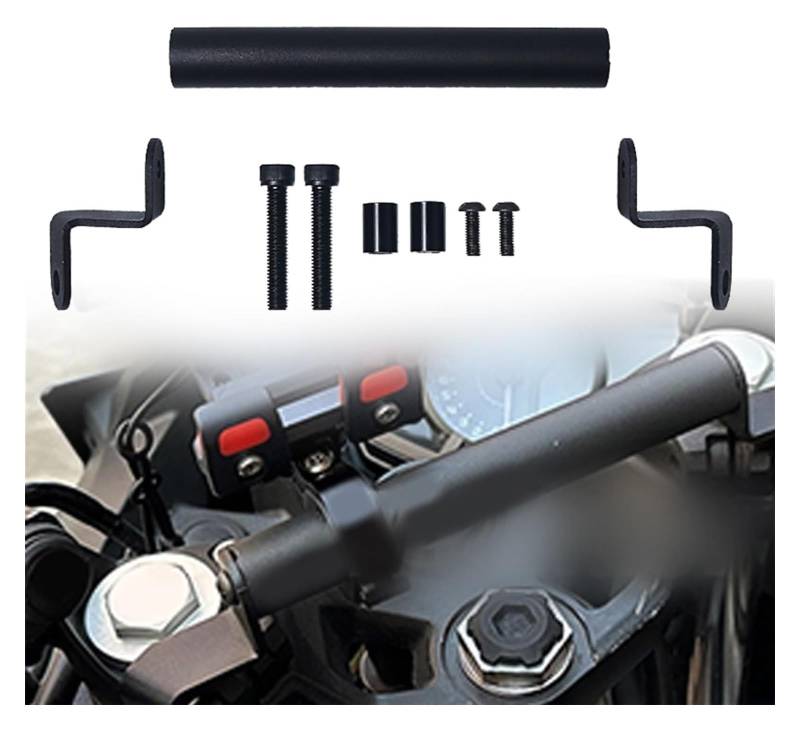 Motorrad Navigationshalterung GPS Für Kawa&saki Für Ninja250(EX250P) 2019-2023 Motorrad Telefon Halter Stehen GPS Navigation Platte Halterung Zubehör(22MM) von SRVSQTPTVK