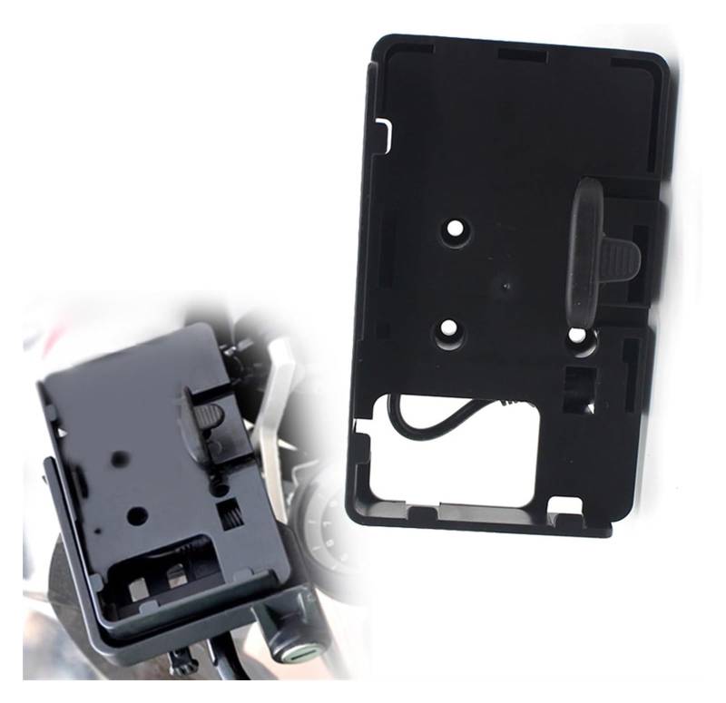 Motorrad Navigationshalterung GPS Für Kawa&saki Für Ninja400(EX400G) 2018-2022 12/22MM Motorrad Telefon Halter Stehen GPS Navigation Platte Halterung Zubehör(12MM Phone Holder) von SRVSQTPTVK