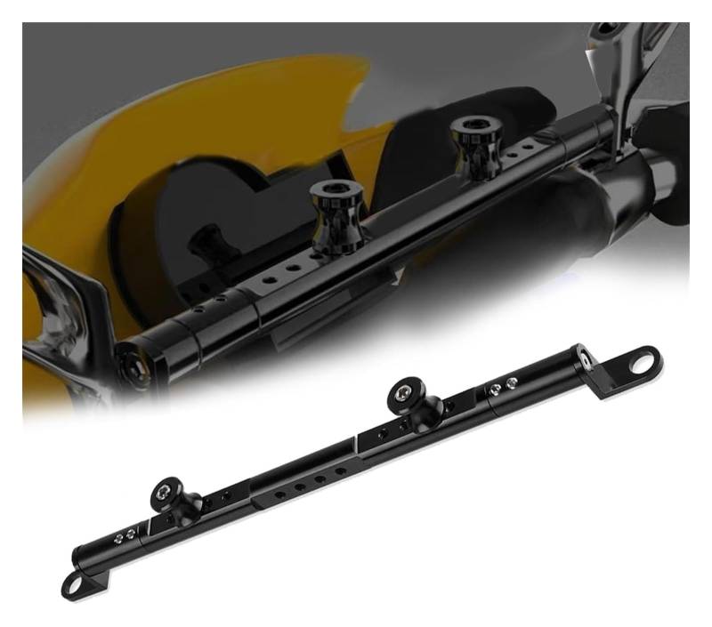 Motorrad Navigationshalterung GPS Für Kawa&saki KLE500 KLE 500 1991-2007 Zubehör Motorrad Lenker Balance Bar Lenkung Hebel Navigation Halterung Halter(Schwarz) von SRVSQTPTVK