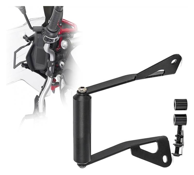 Motorrad Navigationshalterung GPS Für Moto Für Guzzi V85 TT V85TT 2019 2020 Motorrad Ständer Halter Telefon Handy GPS Navigation Platte Halterung Zubehör(22mm Support) von SRVSQTPTVK