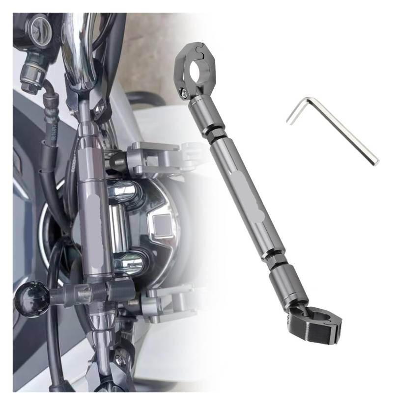 Motorrad Navigationshalterung GPS Für PCX 125 150 160 PCX160 Einstellbare Lenker Balance Bar Navigation Handy Halterung GPS(Grey) von SRVSQTPTVK
