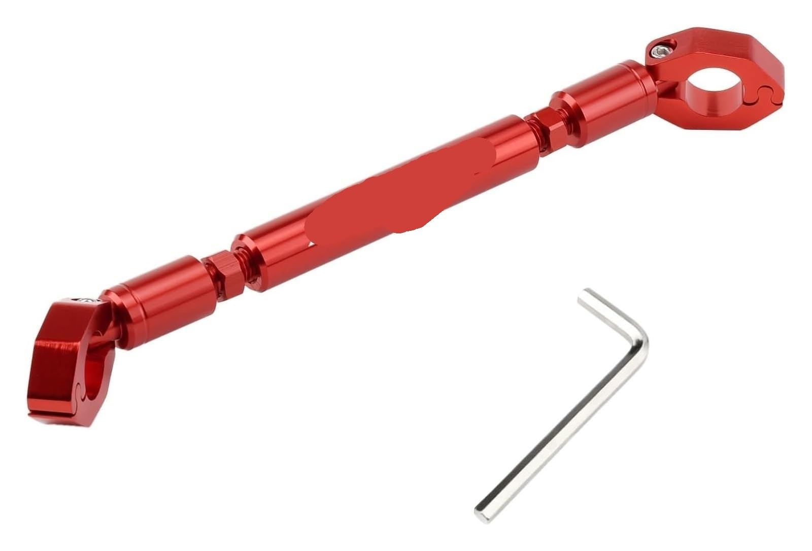 Motorrad Navigationshalterung GPS Für SYM CROX 50 125 150 RX CROX150 Einstellbare Lenker Balance Bar Navigation Handy Halterung GPS Motorrad(rot) von SRVSQTPTVK