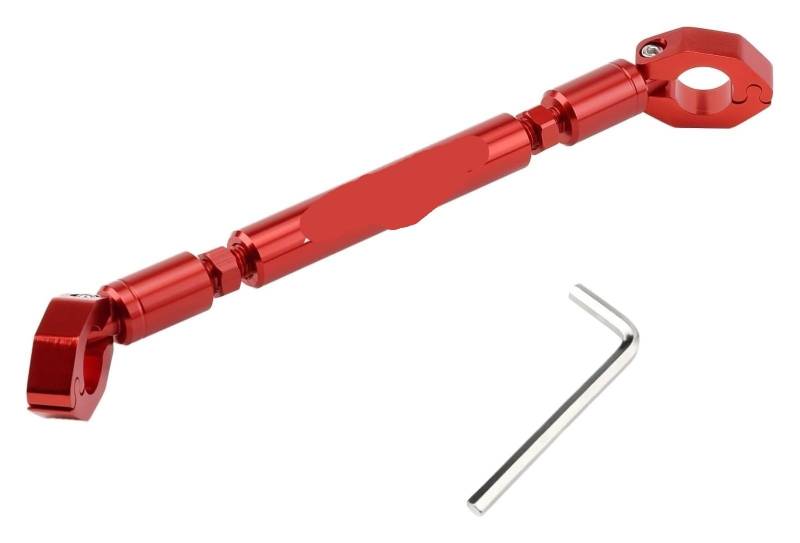 Motorrad Navigationshalterung GPS Für SYM CROX 50 125 150 RX CROX150 Einstellbare Lenker Balance Bar Navigation Handy Halterung GPS Motorrad(rot) von SRVSQTPTVK
