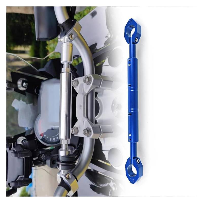 Motorrad Navigationshalterung GPS Für SYM Für Burgman 650 2003-2018 MAX 400 I 600 I 300 Lenker Balance Bar Lenkhebel Navigation Halterung Zubehör(A Blue) von SRVSQTPTVK
