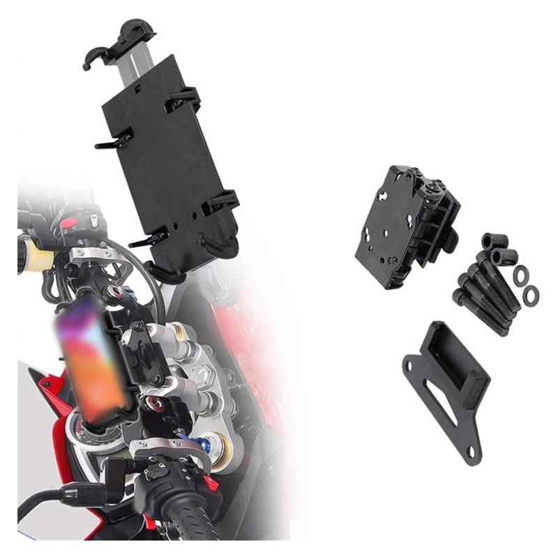 Motorrad Navigationshalterung GPS Für T&riumph Für Speed ​​Für Twin 2018 2019 2020 2021 Navigation Telefon Halterung GPS Platte Halterung Halter USB(B) von SRVSQTPTVK