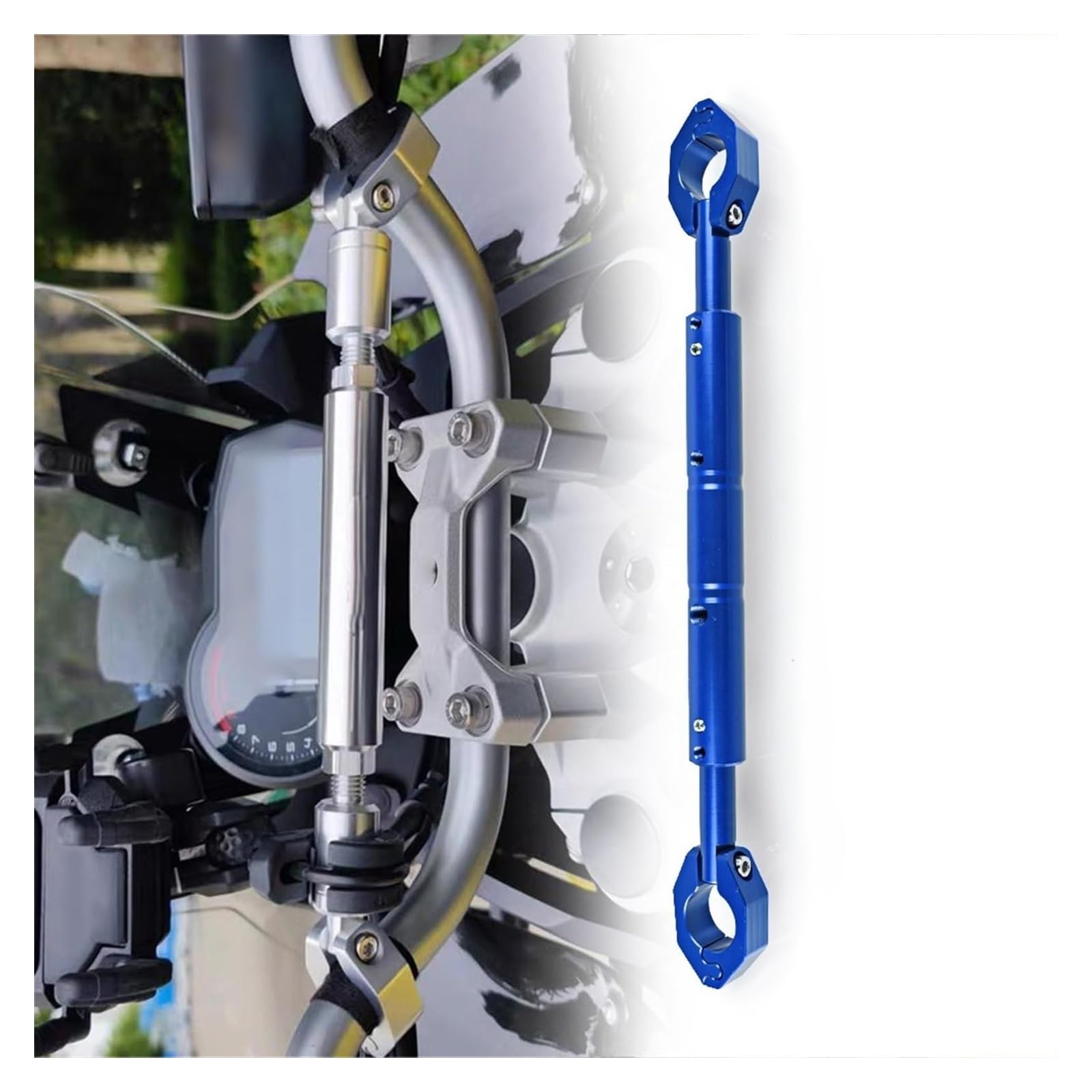 Motorrad Navigationshalterung GPS Für XADV750 XADV X-ADV 750 2017-2023 Lenker Balance Bar Lenkung Hebel Navigation Halterung GPS(A Blue) von SRVSQTPTVK